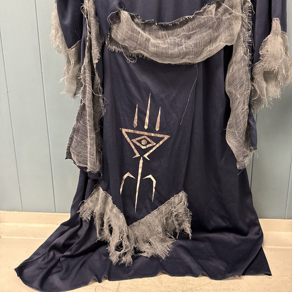 HYDE AND EEK! KIDS SPIRIT REAPER COSTUME, NAVY Kids Youth Size S 4-7 - Picture 3 of 5